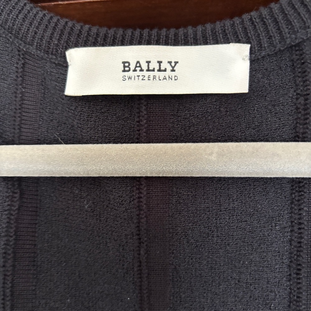 Bally Black Sheath Midi Dress View 4